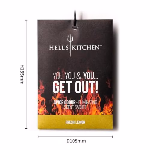 Hell's Kitchen Fresh Lemon Scented Sachets, 3 Per Pack, Black – 2