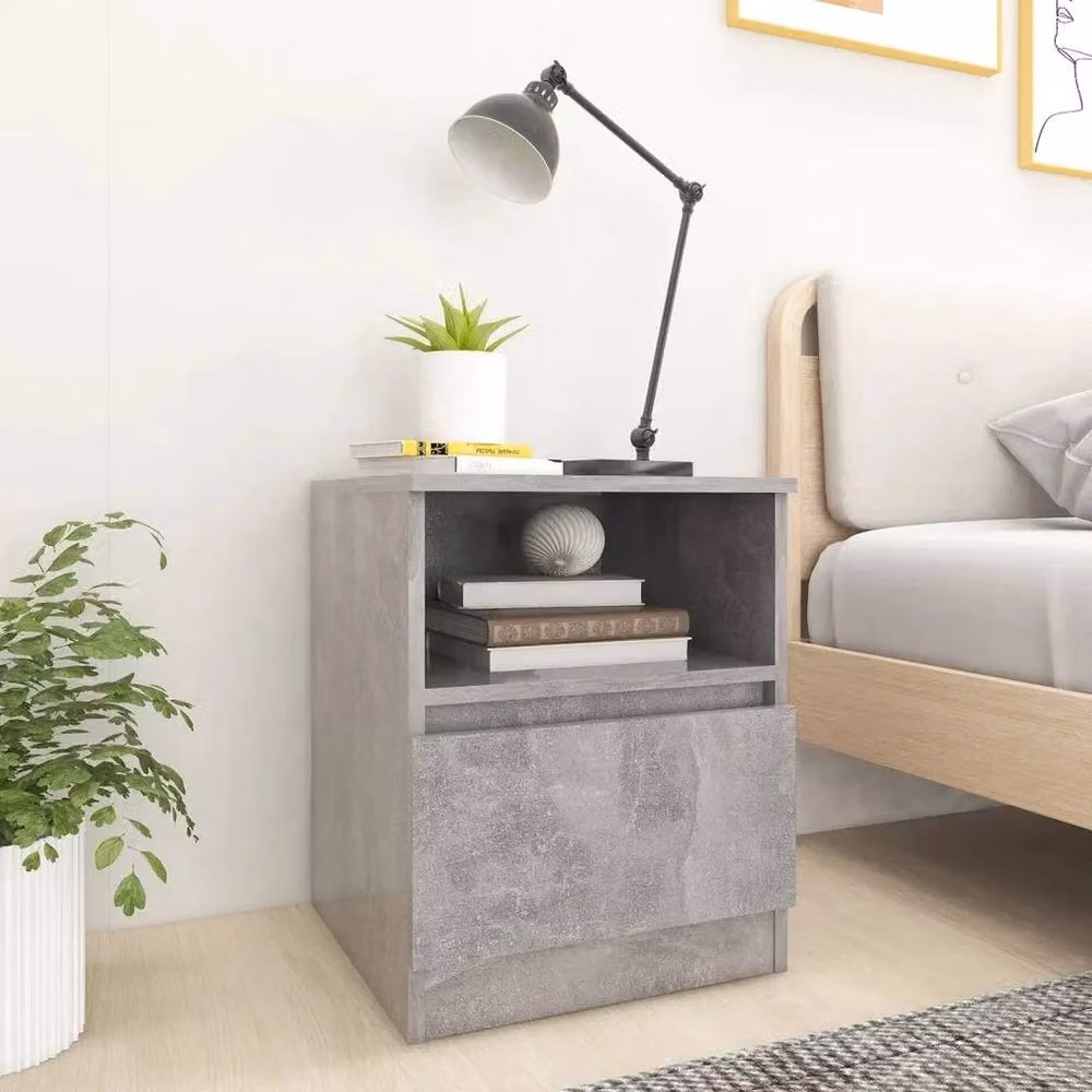 Kelvenix Bed Cabinet in Grey, W/D/H: 40 x 40 x 50 cm – 2