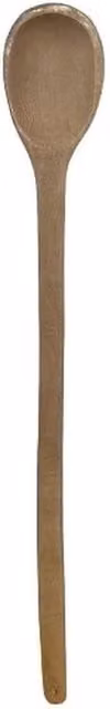 FLAVORA Extra Large Heat Resistant Wooden Cooking Spoon in Brown and Sand – 1