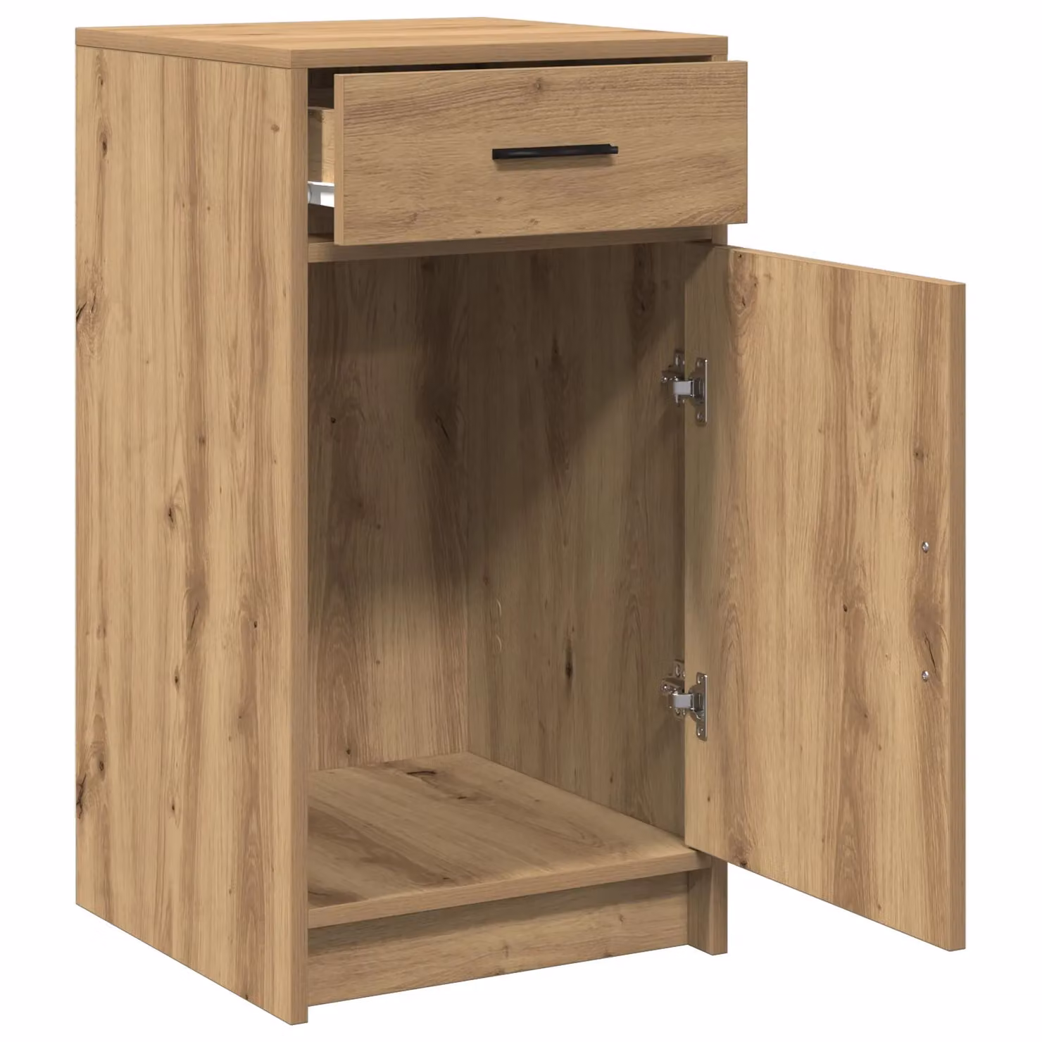 Berkfield Home Artisan Oak Sideboard in Brown, W/D/H: 40 x 41 x 75 cm – 3