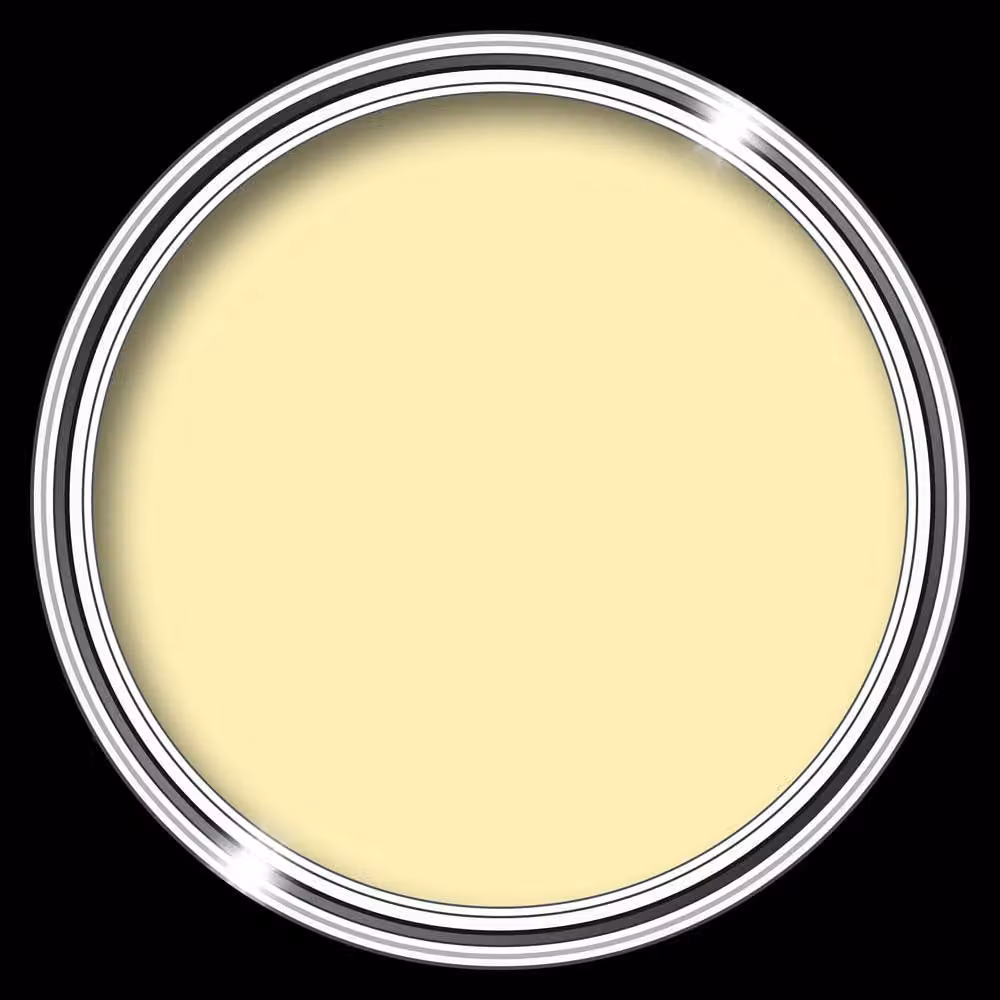 HQC PAINTS Mould Resistant Water Based Matt Kitchen Dispersion Paint, Light Yellow, 20 l – 3