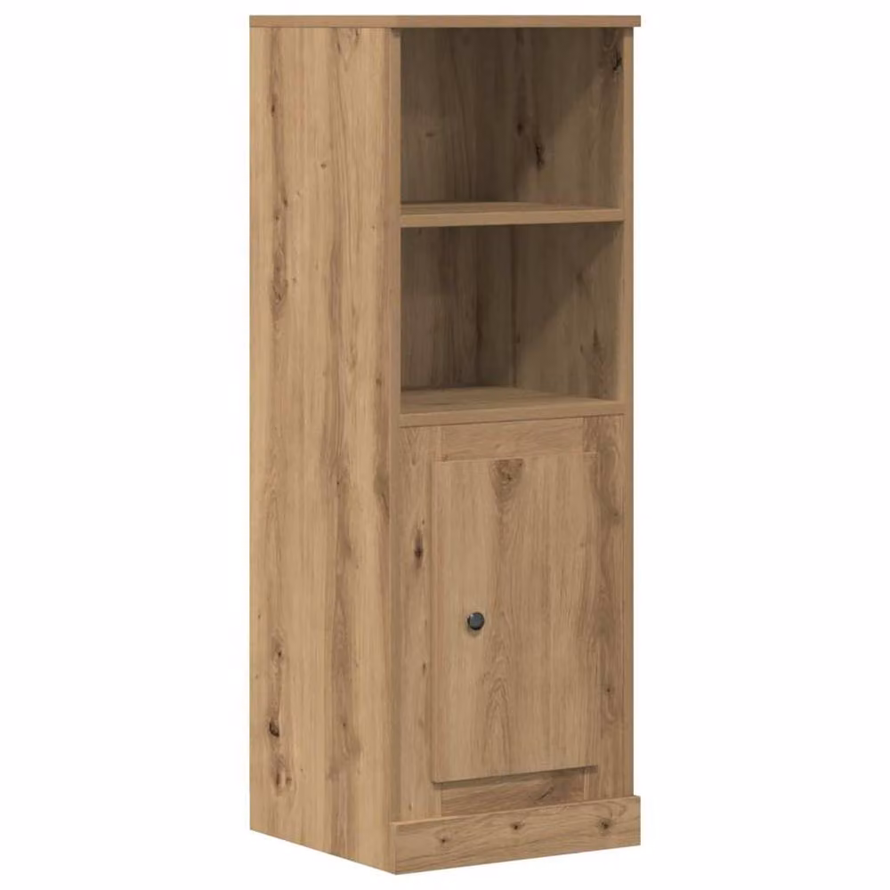 Berkfield Home Artisan Oak Highboard in Brown, W/D/H: 36 x 35.5 x 103.5 cm – 3