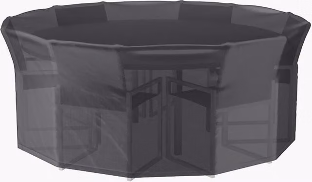 Ruma AeroCover Waterproof Outdoor Set Cover for Tables and Chairs, Anthracite Grey, W: 150 cm, D: 150 cm, H: 85 cm – 5