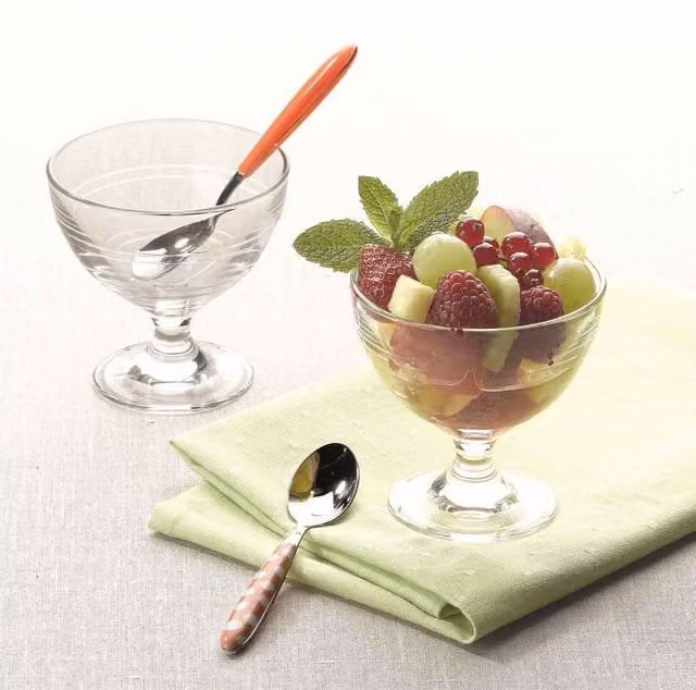 Duralex Transparent Glass Dessert Bowls, 250 ml, Set of 12