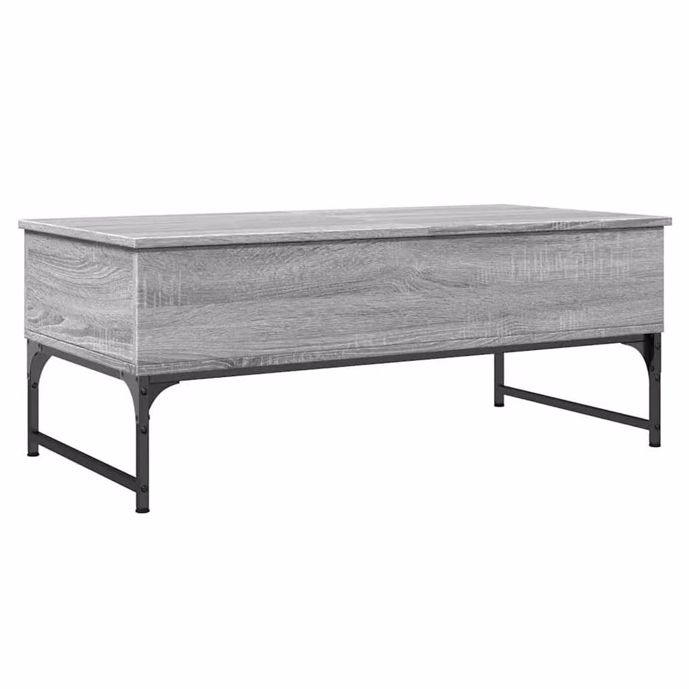 Berkfield Home Decorative Coffee Table in Grey Sonoma, W/D/H: 100 x 50 x 40 cm – 2