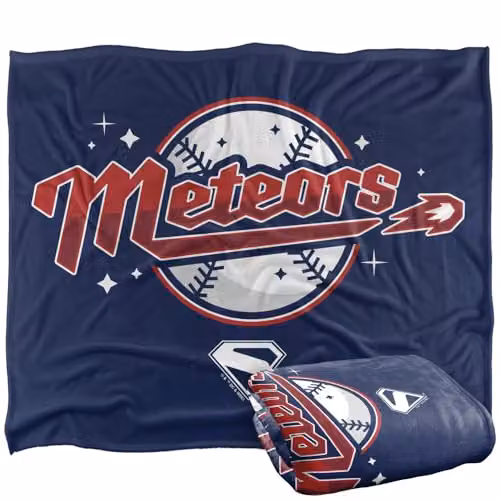 Warner Bros. Superman 2025 Meteors Logo Super Soft Fleece Throw Blanket, Multicolour, W: 127.0 cm x L: 152.4 cm – 1
