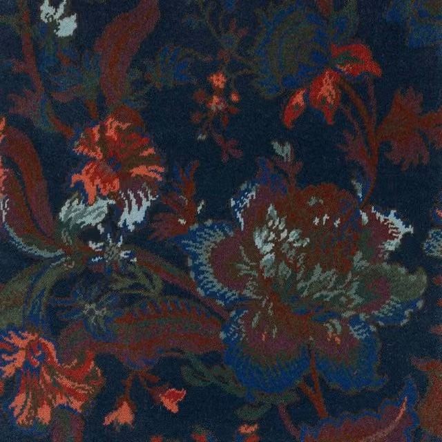 House of Hackney Majorelle Floral Wool Rug in Petrol