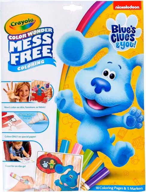 Crayola Bluey Colour Wonder Mess Free Coloring Book and Multicolour Markers