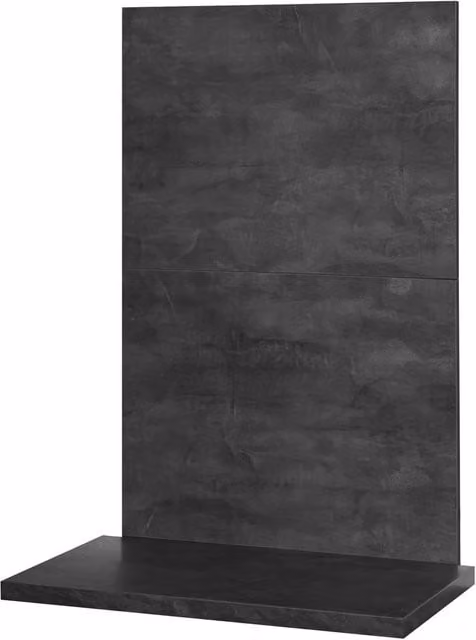 Acantha x2 Tile and Hearth Set in Grey Slate Venetian Plaster Effect – 1