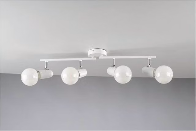 Netlighting SPOT 4 Adjustable Spotlight Bar in White, W/D/H: 68 x 14 x 10 cm