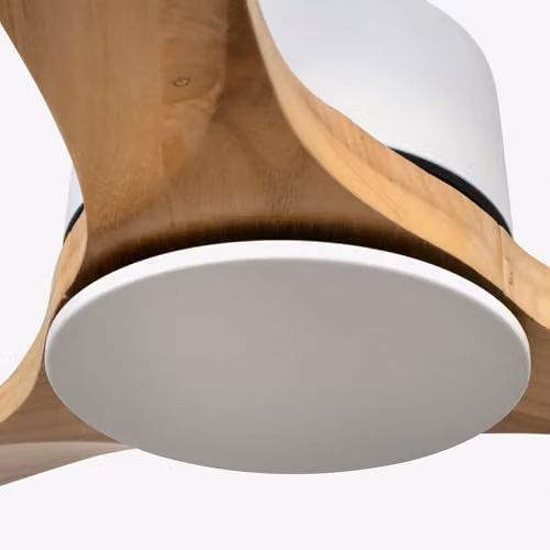 Faro Barcelona Kauai XXL Ceiling Fan in Matt White and Brown Pine with App Control – 3