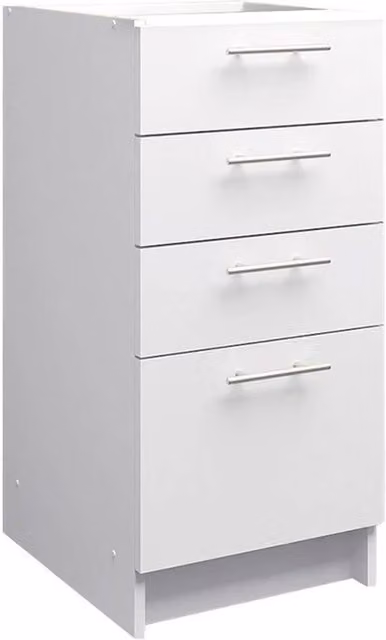 SPETLEK Kitchen Drawer Unit in White with Fixed Height: 40 cm