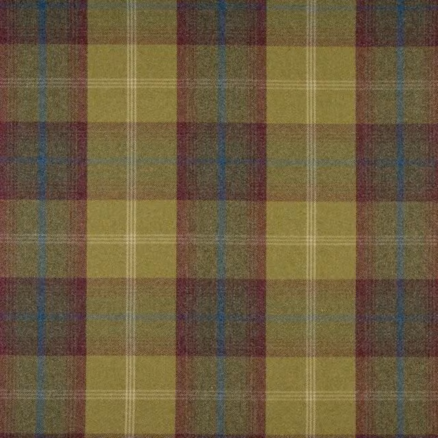 Terrys Balmoral Checked Country House Fabric in Pistachio Green and Multicolour