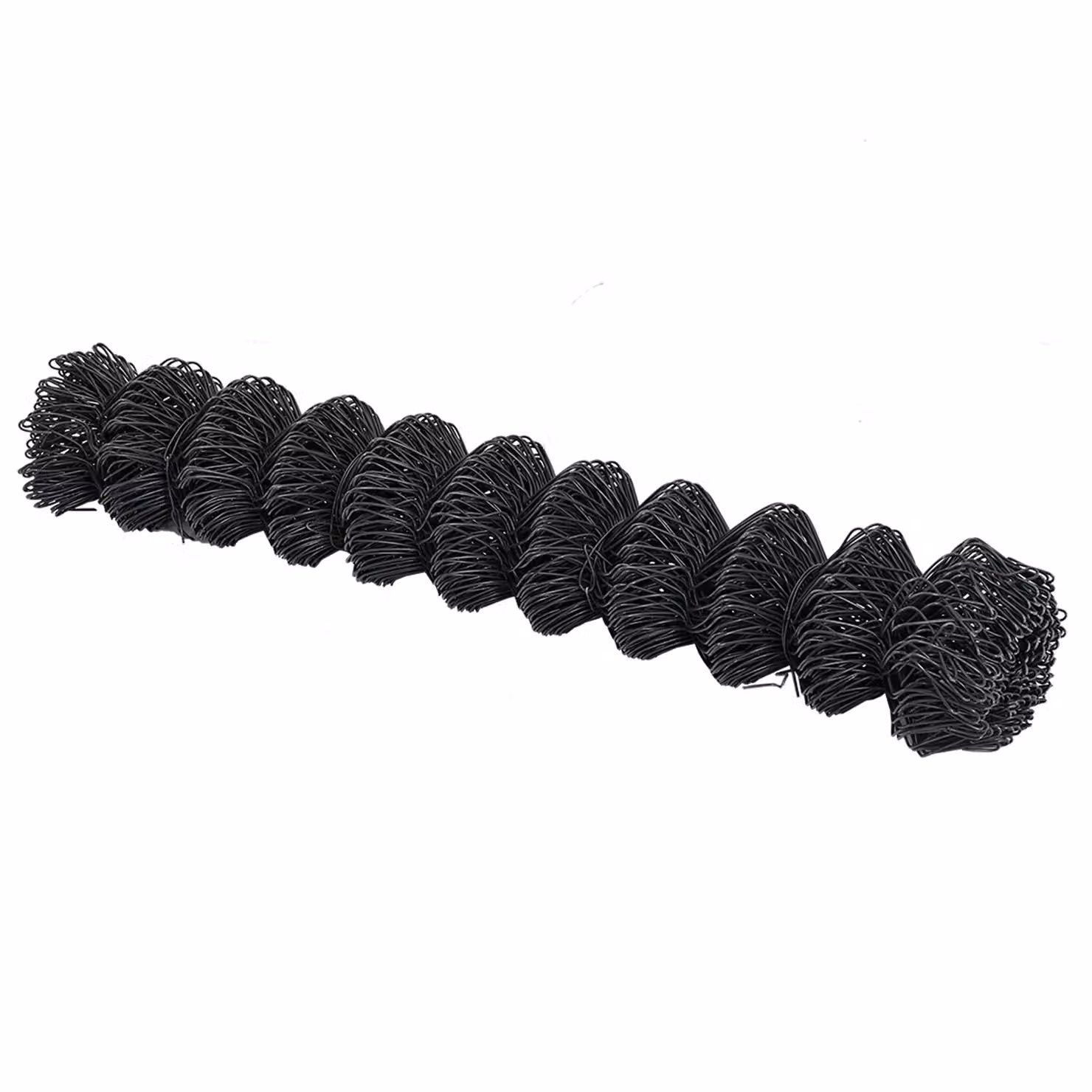 Berkfield Home Grey PVC Coated Steel Chain Link Fence, H: 120 cm, W: 10 m – 3