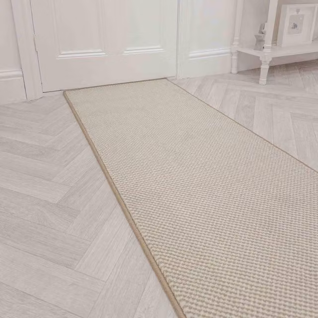 runrug Hazy Hallway Carpet Runner Rug in Brown, W/D/H: 60 x 180 cm