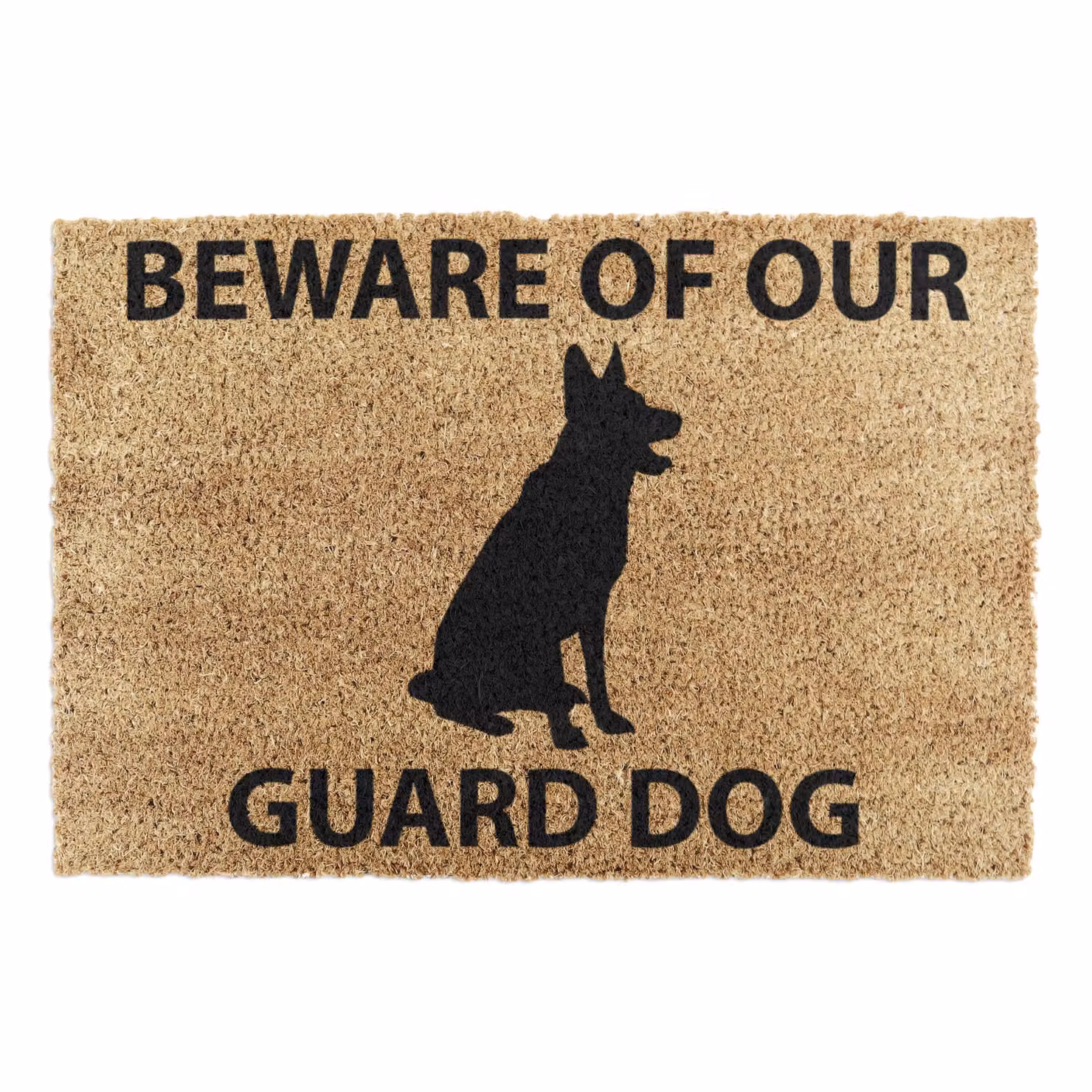 Artsy Mats German Shepherd Doormat, Black and Brown, W: 60 cm, D: 40 cm – 4