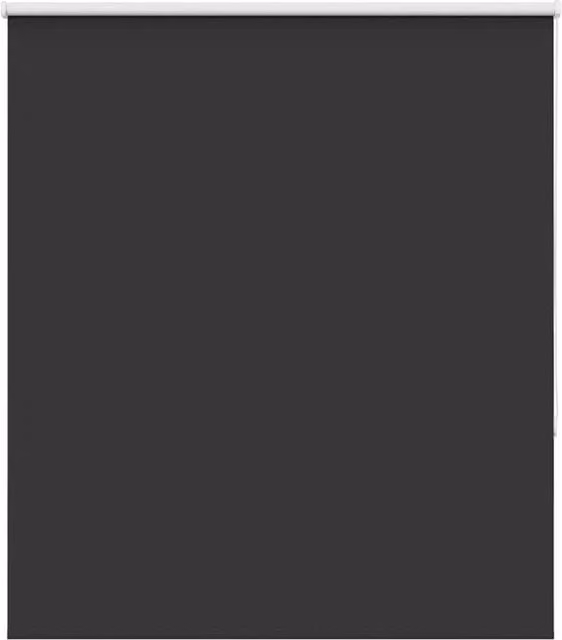Berkfield Home Blackout Roller Blind, Black Polyester, W: 135 cm, H: 150 cm