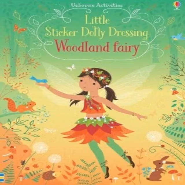 Fiona Watt Little Sticker Dolly Dressing Woodland Fairy Multicolour Paperback Book