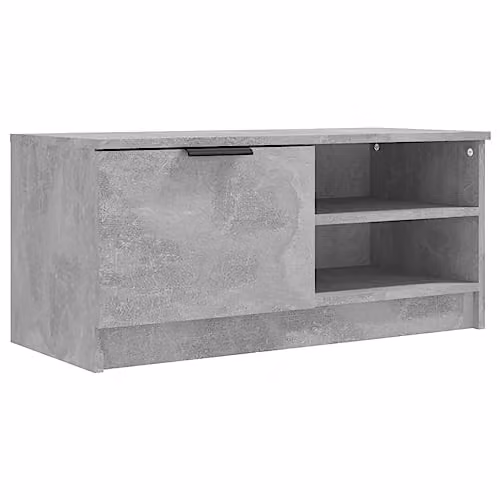 vidaXL Modern Media Unit and TV Cabinet in Concrete Grey Engineered Wood