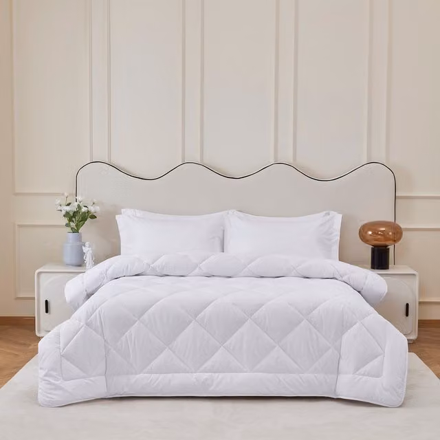 Ezysleep White New Wool Blend Duvet, 300gsm, W: 135 cm