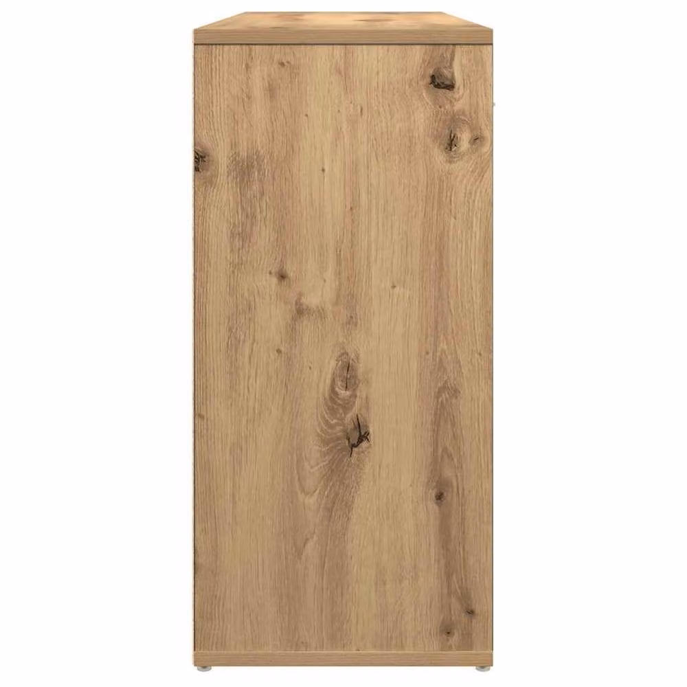 Berkfield Home Artisan Oak Sideboard in Brown, W/D/H: 88 x 30 x 64 cm – 2