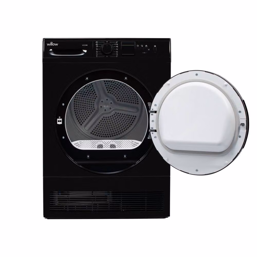 Willow Black 8kg Freestanding Condenser Front Loader Dryer – 2