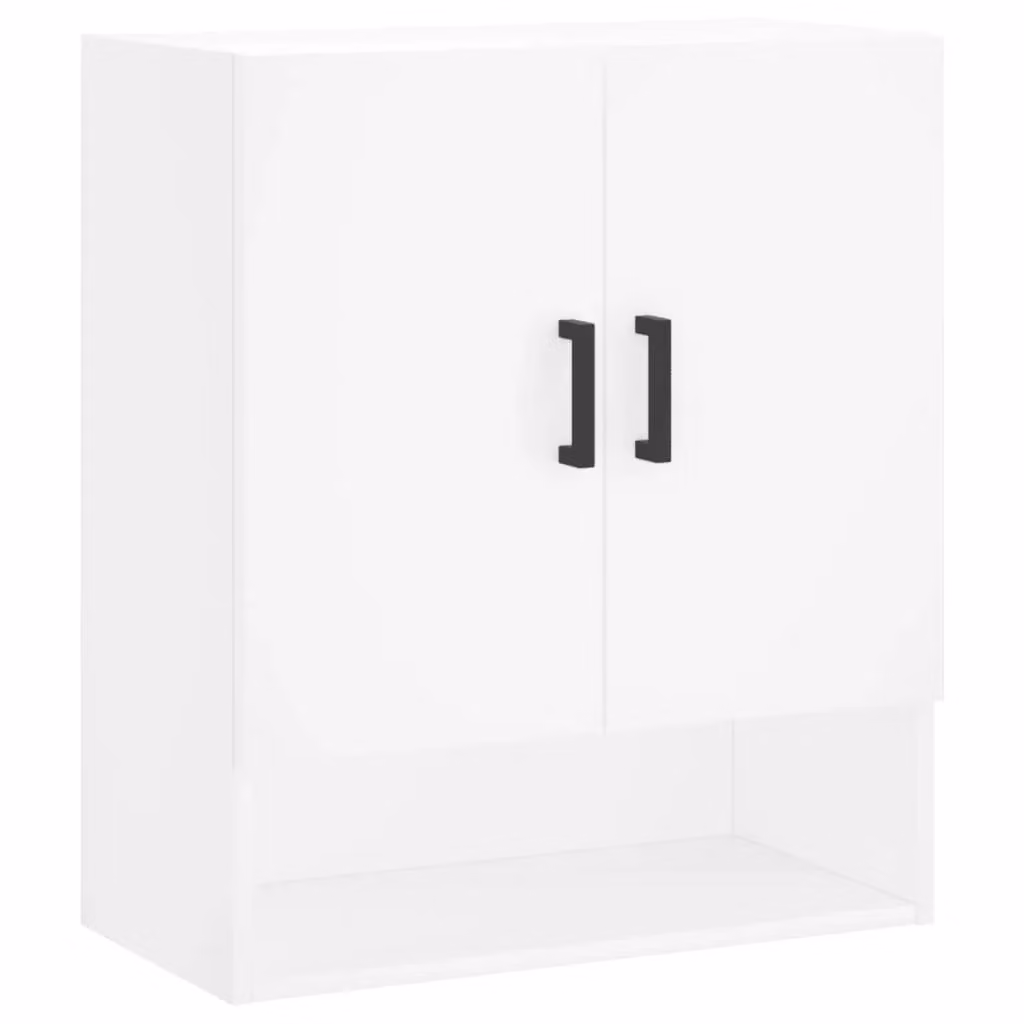 Berkfield Home White Wall Cabinet in Engineered Wood, W/D/H: 60 x 31 x 70 cm – 2