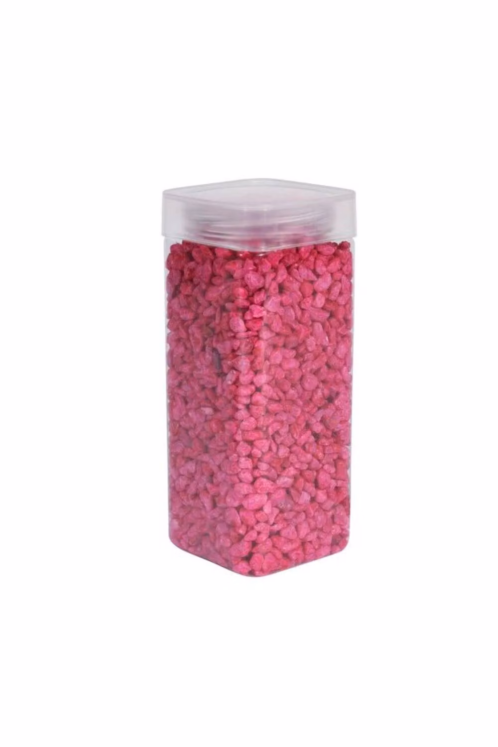 KDMD Hot Pink Pebble Stones in Square Jars, 900g per Pack, 3 Pack – 2