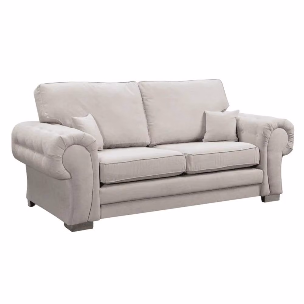 Snugg Furniture UK Limited Verona Chesterfield 3+2 Seater Sofa Set in Beige – 2