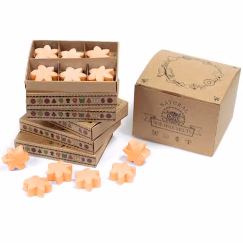 KDMD Mango Fruit Wax Melts, Box of 6, Orange