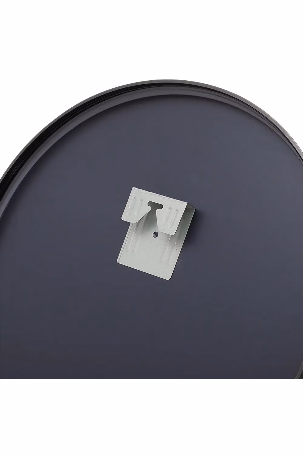 Living and Home Oval Wall Mounted Mirror with Black Metal Frame, W: 40 cm, H: 70 cm – 2