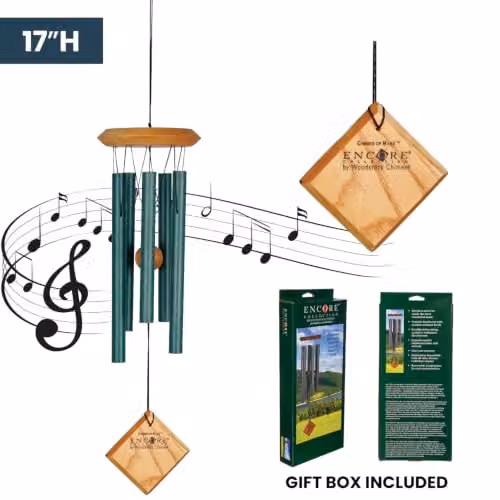 Woodstock Chimes Chimes of Mars Windchime in Green – 6