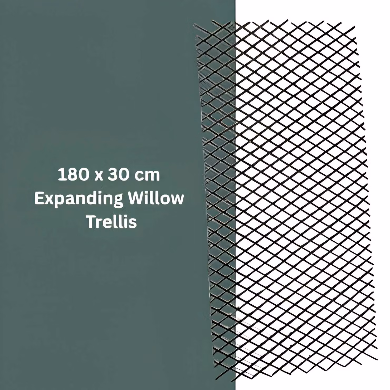Marco Paul Brown Woven Willow Expandable Trellis for Garden Plants and Climbers – 3
