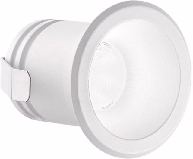 Ideal Lux Virus Round LED Indoor Recessed Downlight in White