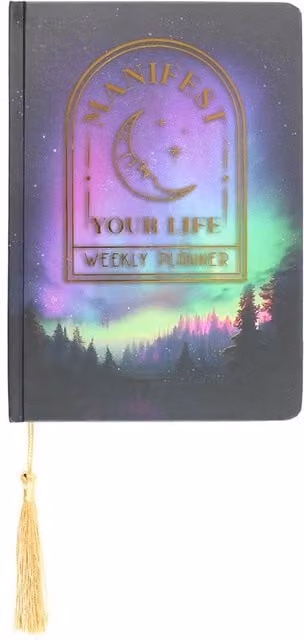 Something Different Manifest Your Life A5 Weekly Planner, Multicoloured Hardcover