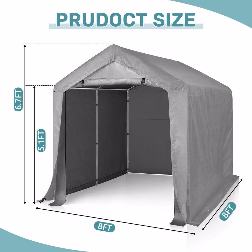 PAWNORA Waterproof Grey Garden Storage Tent – 2