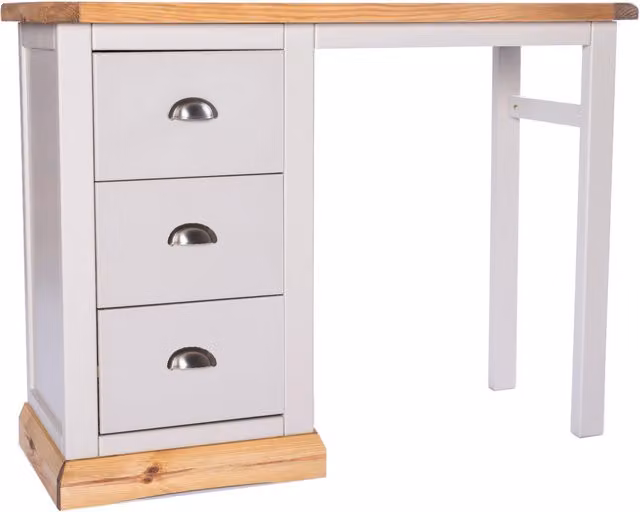 Cabinet Bits Bomporto 3 Drawer Dressing Table in Grey