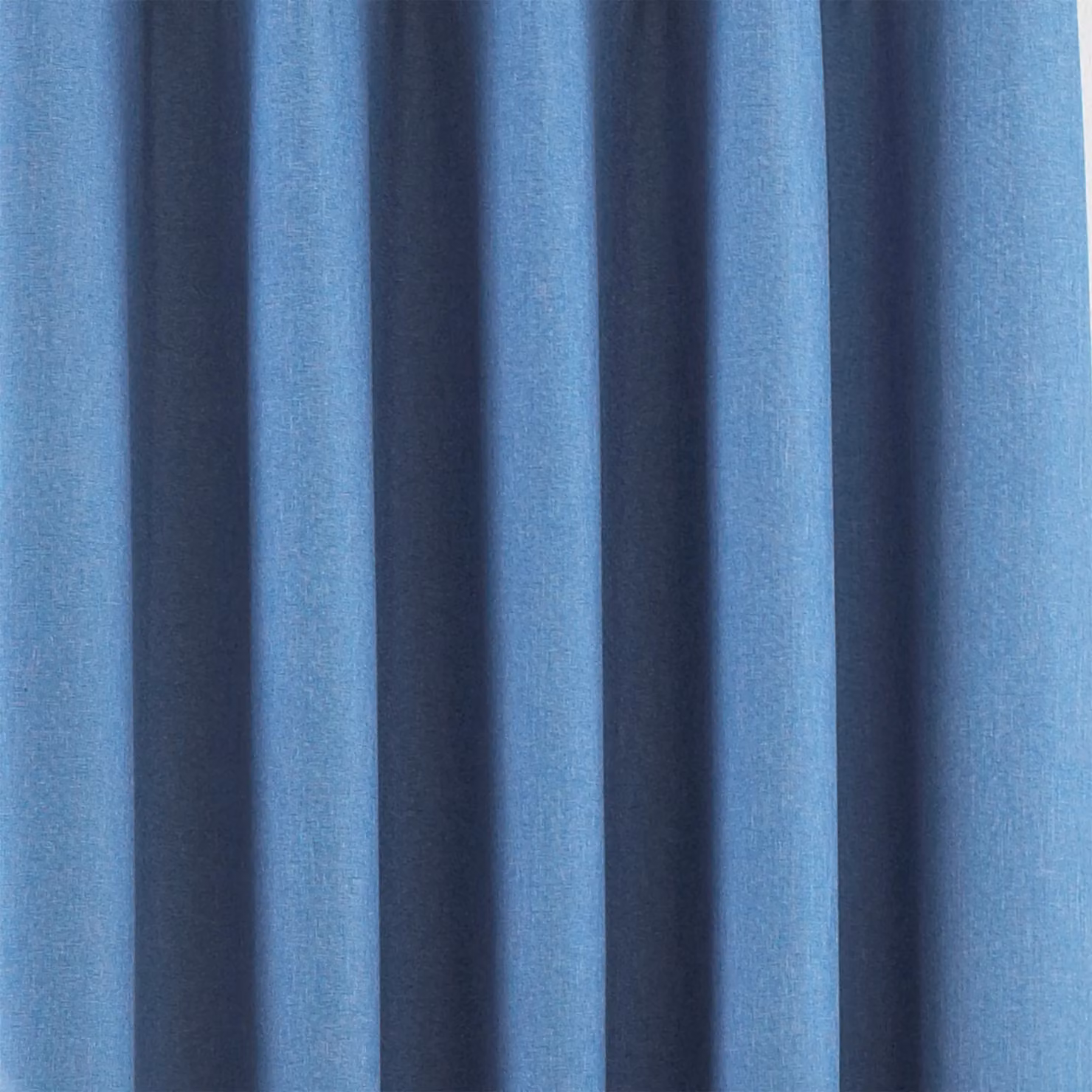 Essentials Twilight Thermal Blackout Eyelet Curtains in Mid Blue, Width: 168 cm, Drop: 229 cm – 4