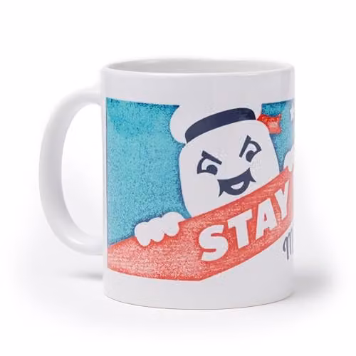 Zavvi Ghostbusters Stay Puft Marshmallow Ceramic Mug in White and Multicolour