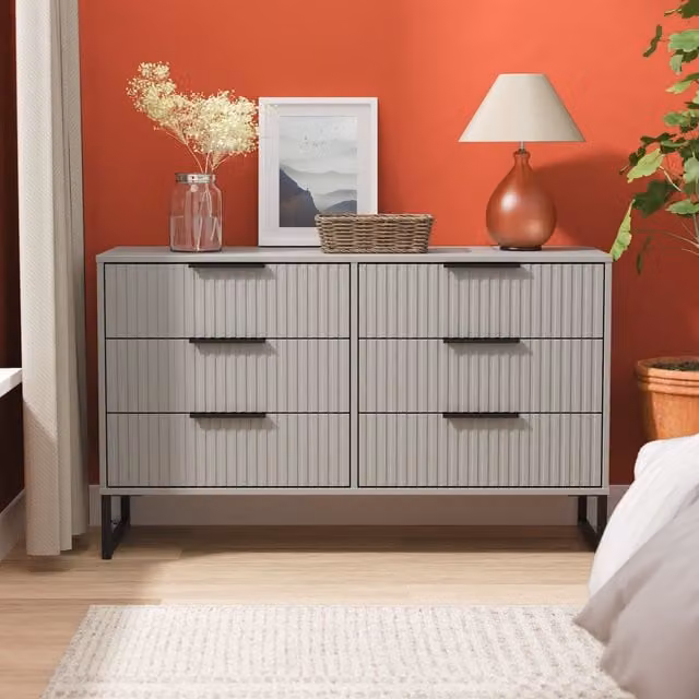 2 U Menai 6 Drawer Midi Chest in Dark Grey – 1