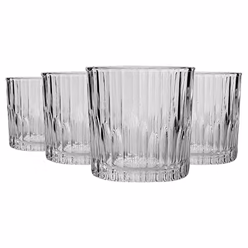 Duralex Manhattan Vintage Glass Tumblers, 310ml, Pack of 12, Transparent – 1
