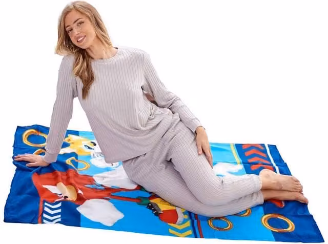 Sonic the Hedgehog Multicolour Fleece Baby Blanket – 1
