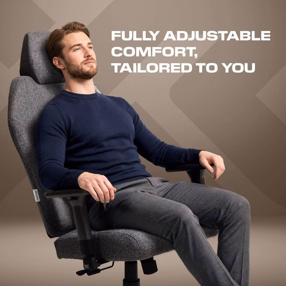 X Rocker Elara Executive Fabric Gaming Chair in Grey Marl – 2
