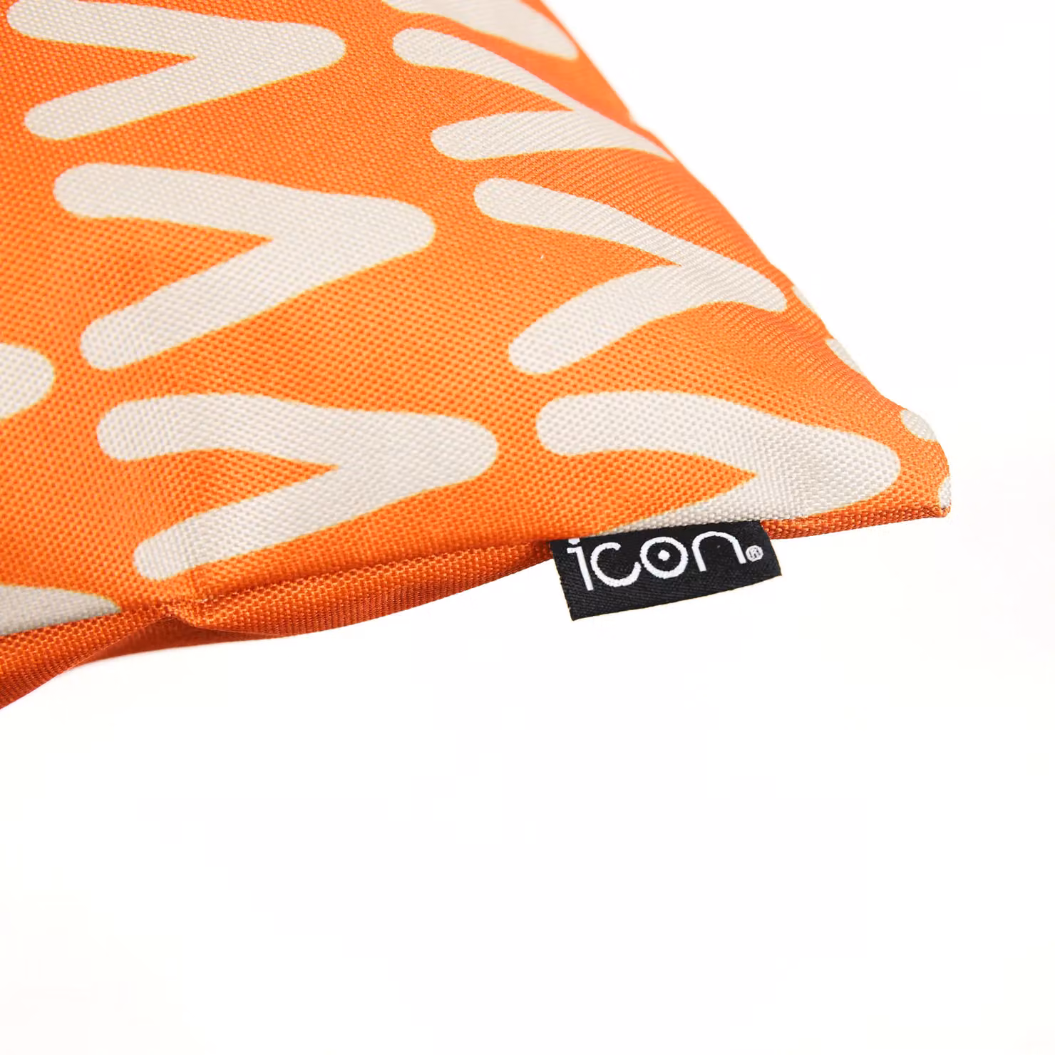 icon Mark Making Waterproof Indoor & Outdoor Cushion, Burnt Orange, W/D/H: 43 x 43 x 43 cm – 3