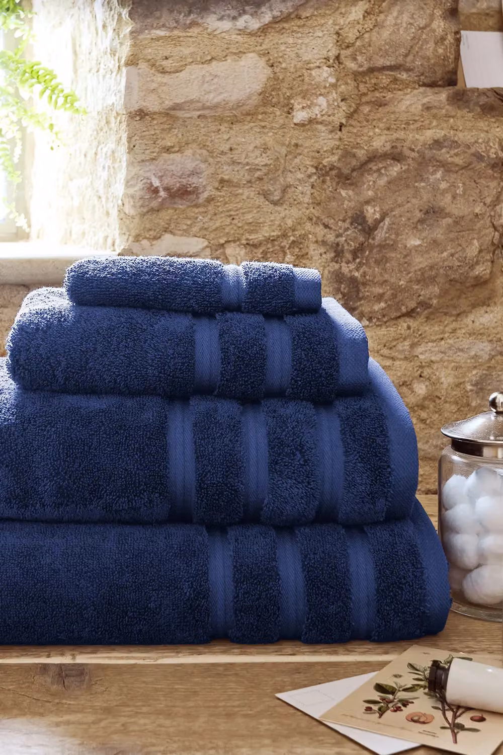Christy Antalya Luxury Turkish Cotton Bath Sheet Set of 2 Blue W/H: 90 x 150 cm – 8