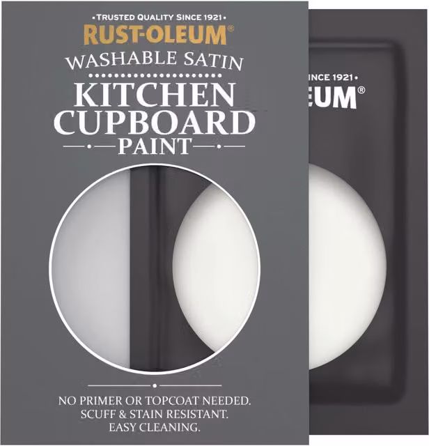 Rust-Oleum Kitchen Cupboard Satin Finish Tester Sachet in Steamed Milk, 10ml