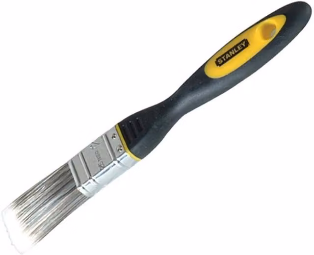 Stanley Dynagrip Synthetic Paint Brush in Black and Multicolour
