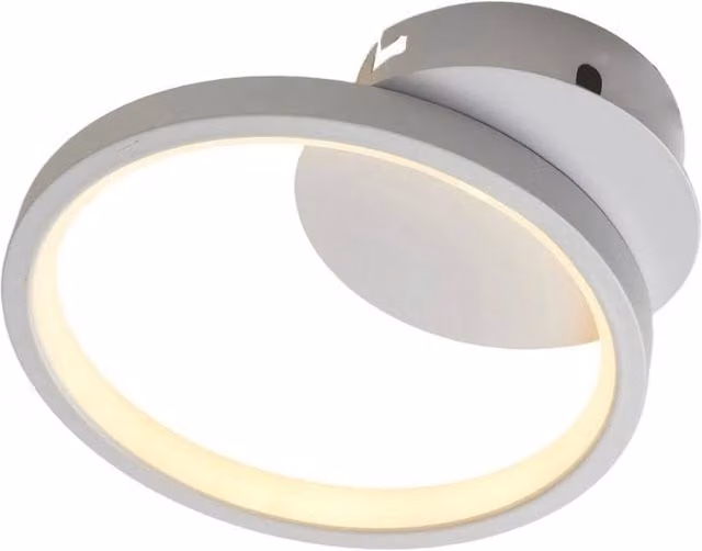 Kelvenix Modern Chic Dimmable LED Ring Ceiling Light in White – 1