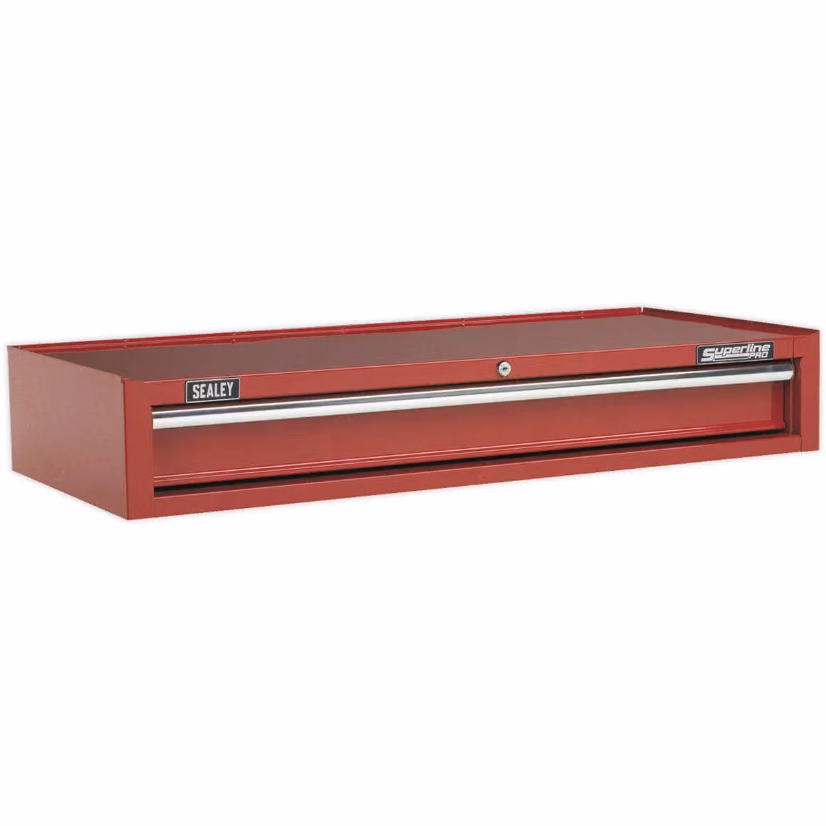 Loops Red Lockable 1 Drawer Mid-Box Tool Chest Storage Unit Cabinet W: 103 cm, D: 44 cm, H: 17 cm – 2