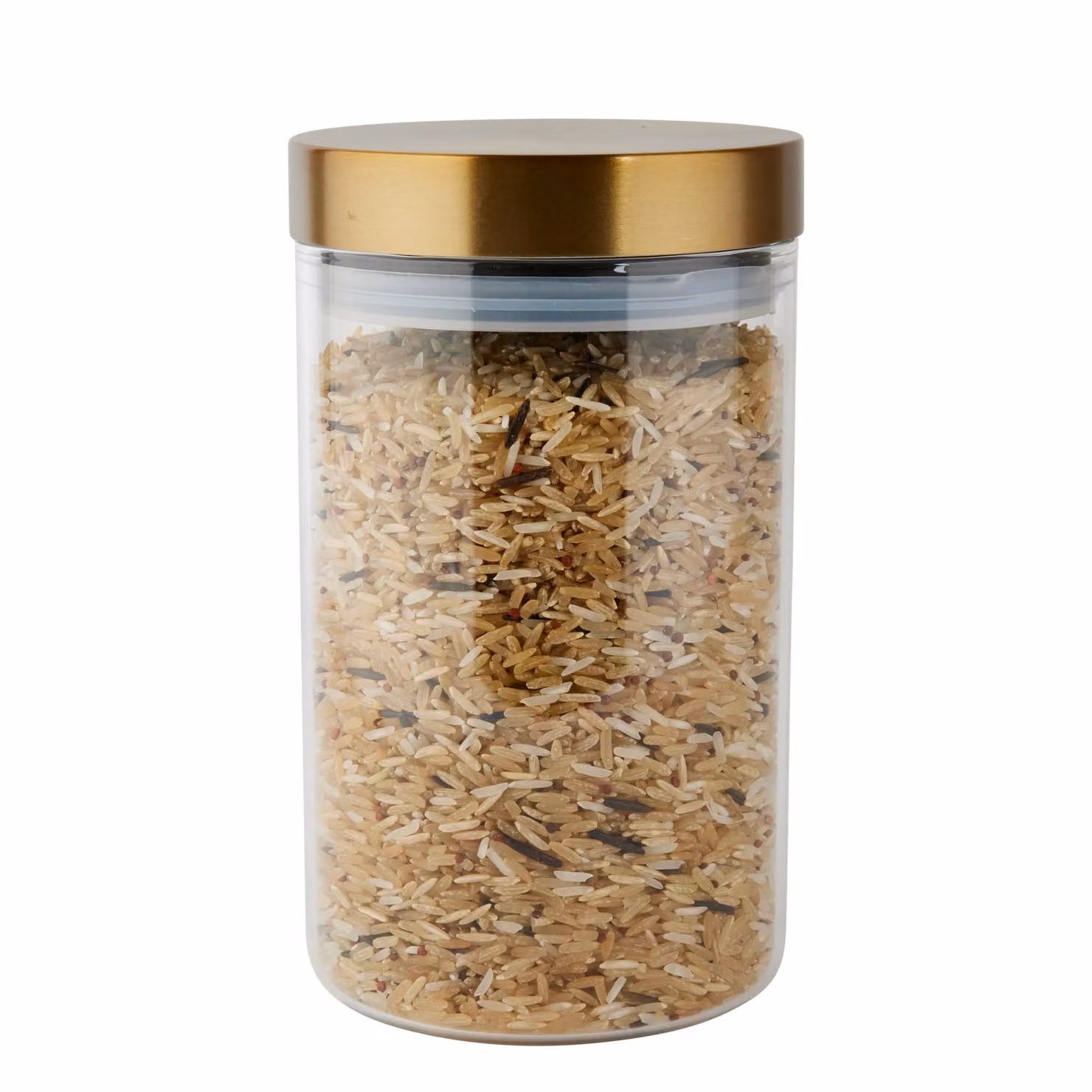 MasterClass Airtight Medium Glass Food Storage Jar with Gold Brass Lid – 2